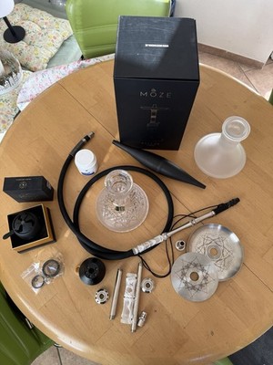 Moze Breeze Two Shisha mit Caesar Crystal Hoarfrost Down Clear Bowl