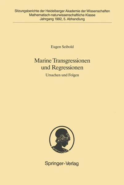 Eugen Seibold | Marine Transgressionen Und Regressionen | Taschenbuch | Deutsch-image