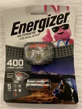 One (1) Energizer Ultimate Headlamp HDD323 Night Vision 400 Lumens 5 Modes •NEW•