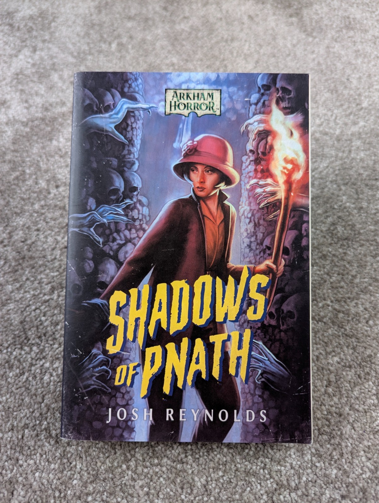 Shadows of Pnath Josh Reynolds 1st Ed 1st Print PB Arkham Horror 2023
