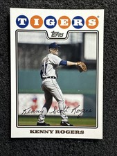 KENNY ROGERS #634 2008 Topps Baseball QTY Detroit Tigers