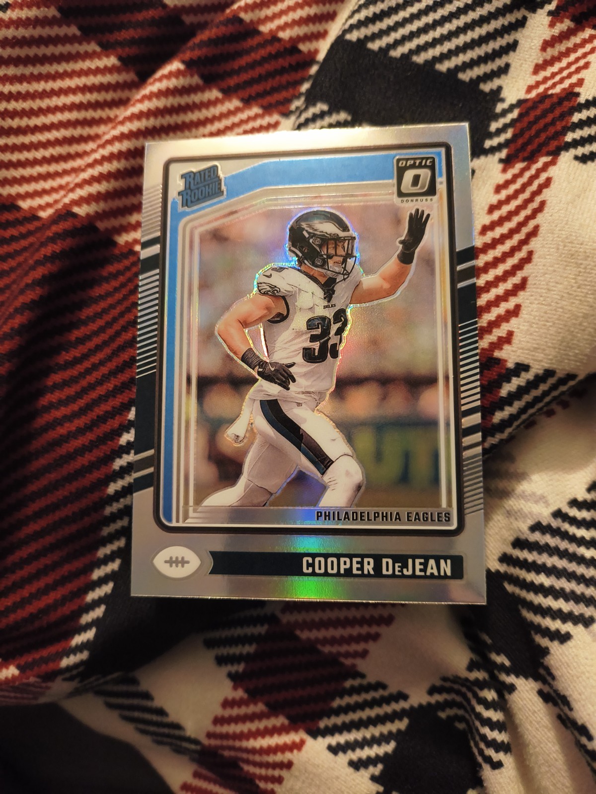 ✨2024 Donruss Optic Cooper DeJean Silver Holo Rated Rookie RC #221 Eagles