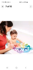 Tomy Toomies Dolphins Baby Bath Toys Sounds Puzzle Matching