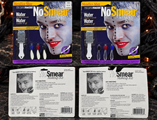 Vintage 1997 TECHNIFACES No Smear Metallic Silver Halloween Makeup Kits