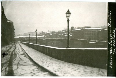 Italien Firenze - Lungarno Corsini La Nedicata 1926 Ansichtskarte Douglas AZ USA