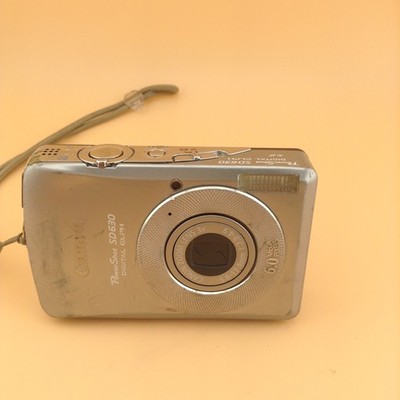 Canon PowerShot SD630 6.0MP Digital ELPH Camera - TESTED - Charger - 2 BATTERIES