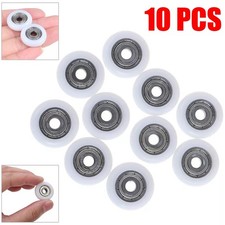 Door Pulley Parts 10Pcs 19/23/25mm 6mm Replacement Roller Runner Wheels