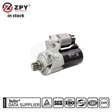 ZPY Starter Motor Quality For VW Golf Jetta Audi A3 TT 2.0L 2.0T 02E911023J