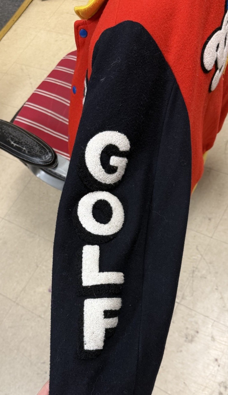 Authentic GOLF WANG Primary Varsity Jacket Winter… - image 3