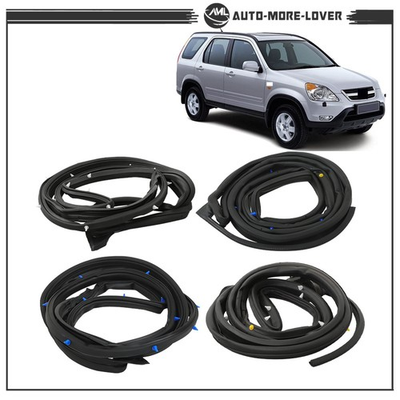 #ad #ad 4PCS Door Weatherstripping Rubber For Honda CR V 2002 2006 72850 S9A 003 $98.03