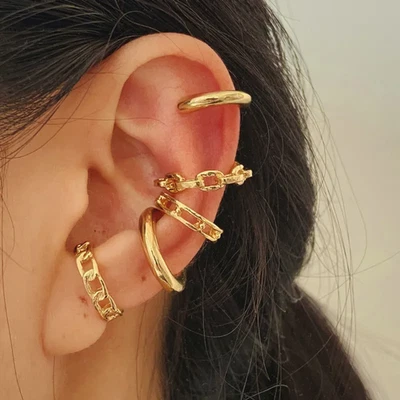 Clips d'oreilles ensemble de 5 pièces - Photo 1/4