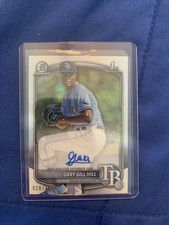 2025 Bowman Chrome Baseball Gary Gill Hill Refractor Auto /499 Rays