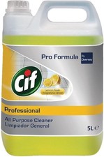Cif Professional All Purpose Lemon Cleaner Concentrate 5L for Floors Surfaces 3.24 per litre