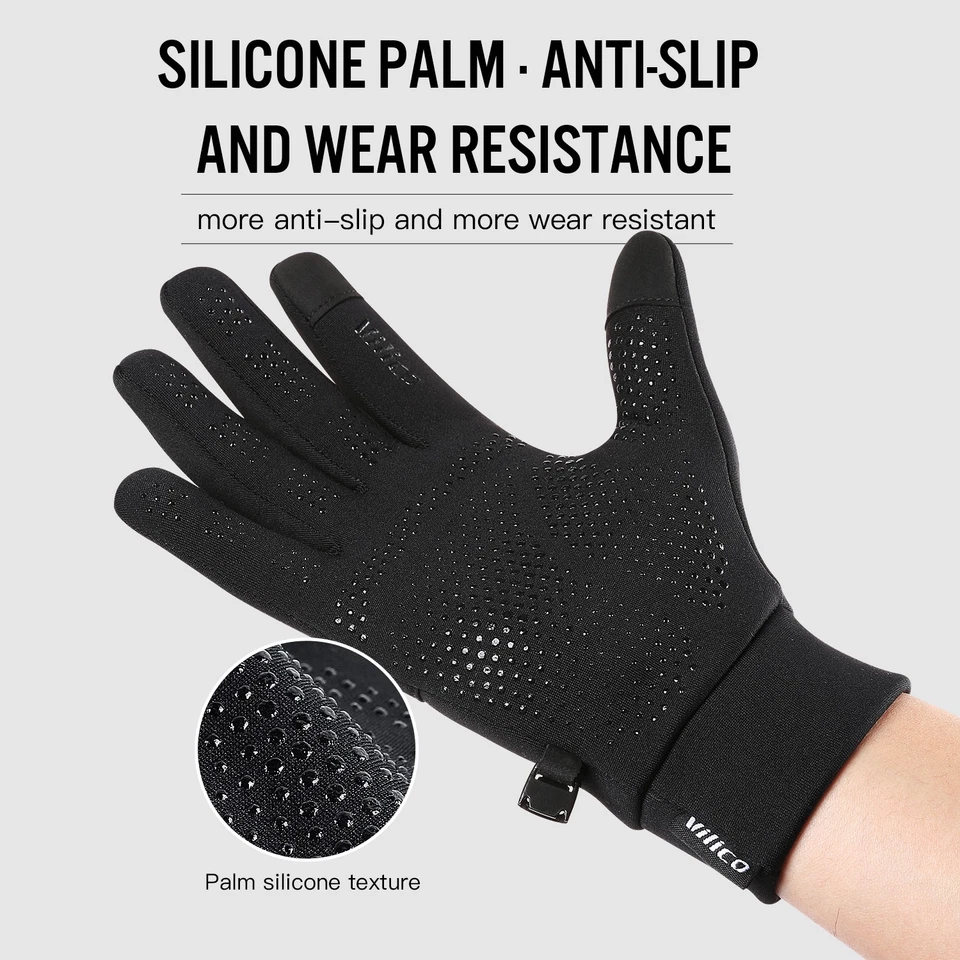 Guantes térmicos antideslizantes con pantalla táctil para ciclismo conducción Foto 4 de 4