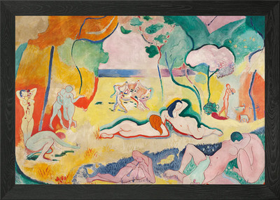 Le Bonheur de Vivre von Matisse gerahmtes Wandbild Poster Leinwanddruck Bild