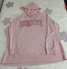 Cato Pink Cancer Awareness Hoodie Women's Size 18/20 Excellent Condition