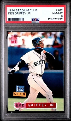 1994 STADIUM CLUB 262 KEN GRIFFEY JR. PSA 8