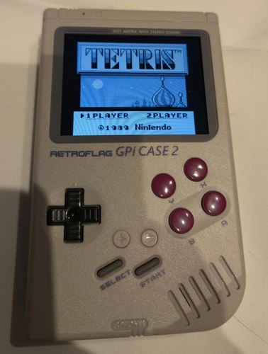 RetroFlag GPi 2 (GameBoy) handheld Raspberry Pi CM4 32GB SD card ready to play