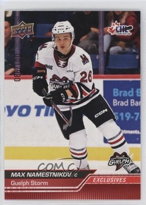 2023-24 Upper Deck CHL Exclusives 86/100 Max Namestnikov #81 1s10