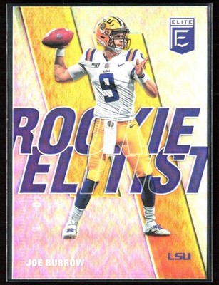 Joe Burrow 2020 Panini Donruss Elite Rookie Elitist RC #1 Cincinnati Bengals/LSU