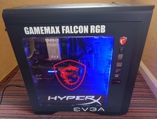 Custom Gaming PC Gigabyte AMD Radeon RX580 GameMax Falcon ATX RGB Mid Tower