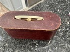 Vtg Victory Bakelite Poker Chip & Card Deck Caddy Brown Butterscotch Swirl  — photo 10