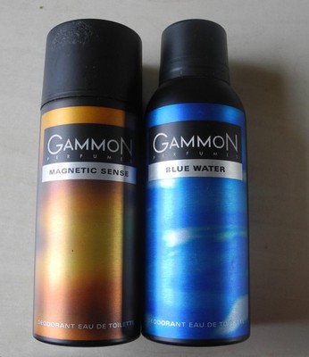 2x GAMMON Deodorant EdT Magnetic Sense / Blue Water