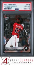 2022 TOPPS NOW OFFSEASON #OS35 MICHAEL HARRIS II RC PSA 10