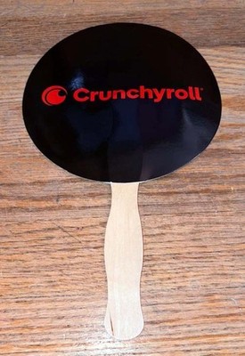Crunchyroll Hand Paper Fan New York Comic Con NYCC Exclusive