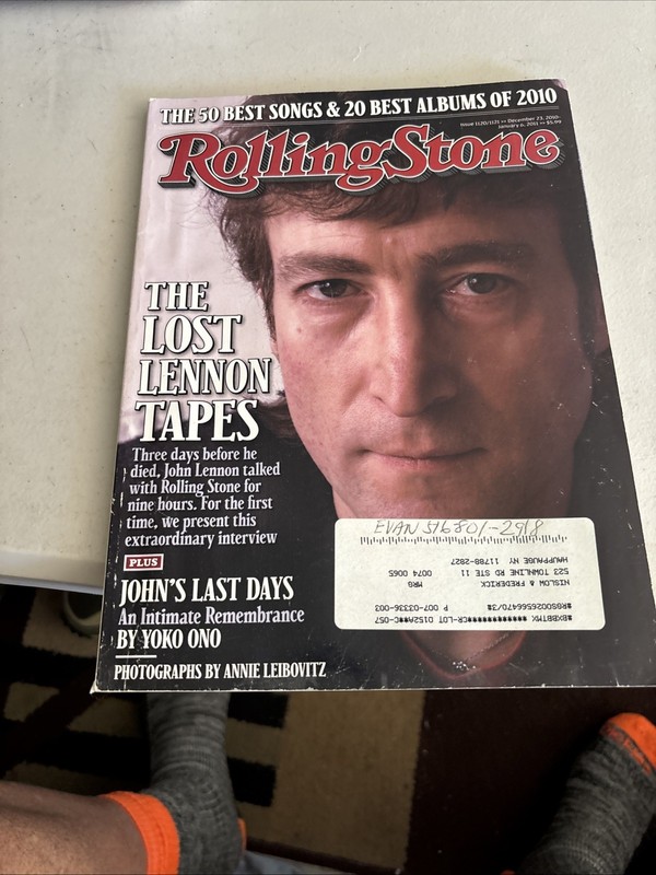 Rolling Stone magazine issue from December 23, 2010 - The Lost Lennon Tapes