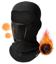 Ski Mask Breathable Balaclava Winter Thermal Face Hood Balaclava Black