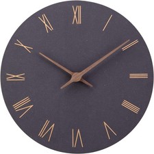ACCSHINE Wooden 30cm Silent Wall Clocks Home Decor Living Room Kitchen Large New