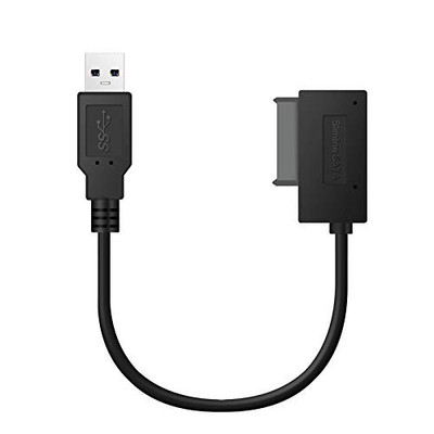 1pc USB 3.0 bis 7 + 6 13Pin Slimline SATA Kabel Adapter für Laptop CD DVD Rom