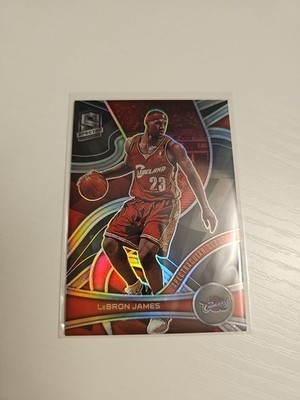 Lebron James Panini Spectra 2021-22 Sepctracular Debut Silver Prizm