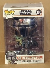 Funko Pop! Star Wars - Jumbo 10" - Mandalorian With The Child - #380