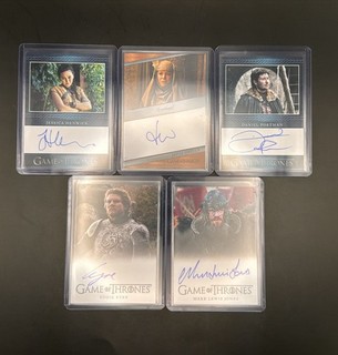 Rittenhouse Game Of Thrones 5er On Card Auto LOT