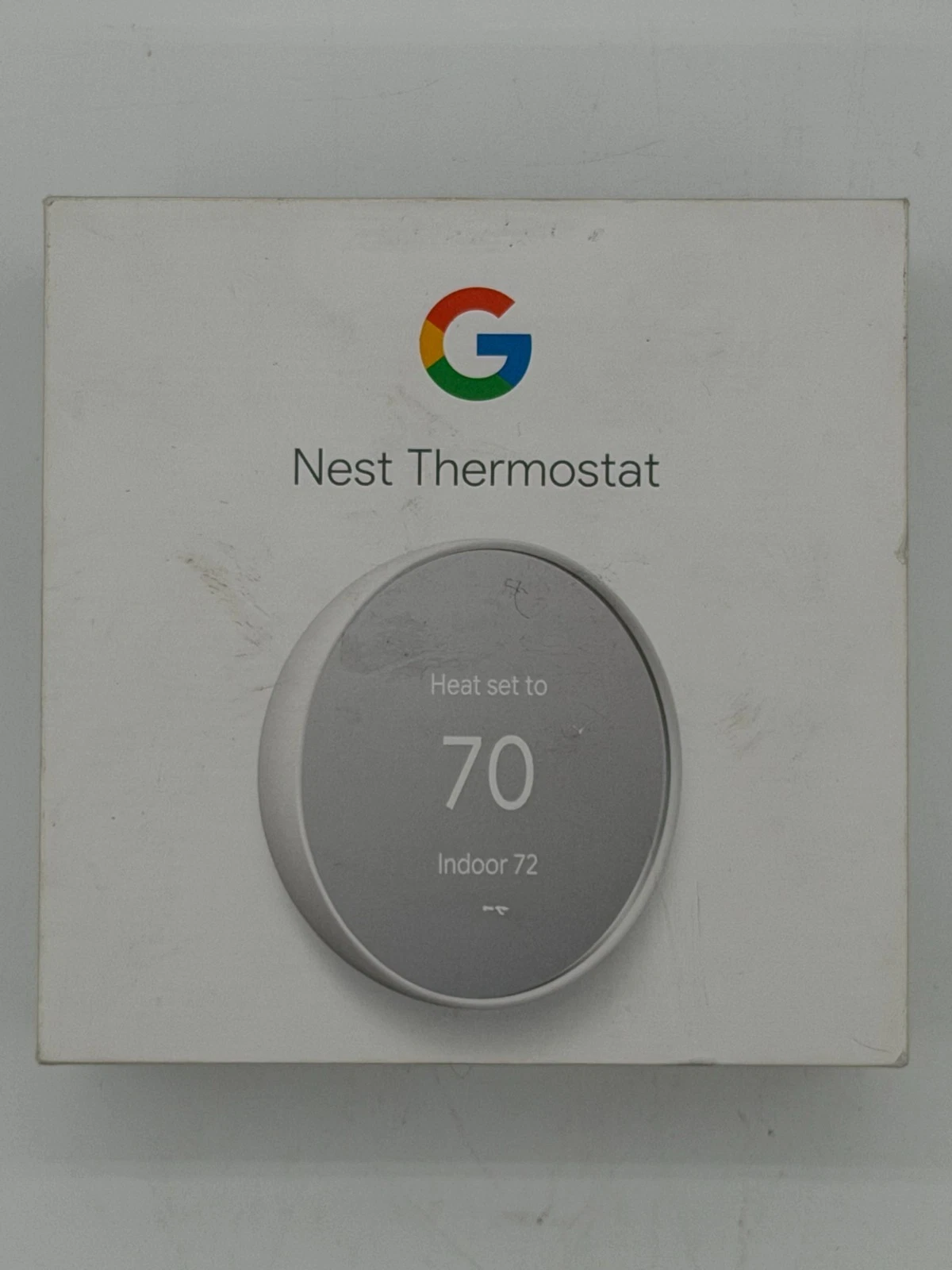 Google Nest Smart Thermostat, Snow - GA01334-US