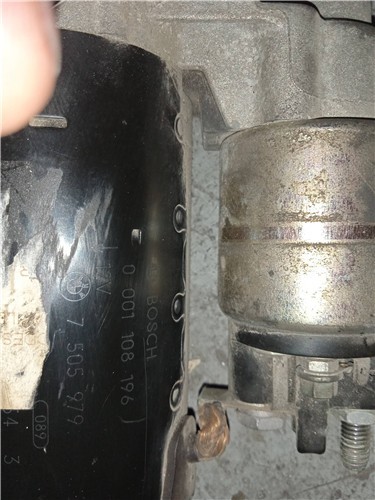 1108196 7505979  Anlasser BMW serie 3 compacto e46 2001 20 318ti 20 ltr 105 kw