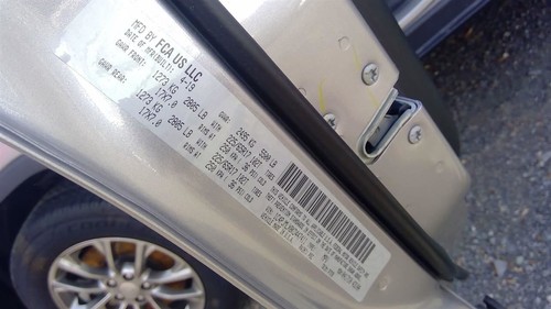 Passenger Front Knee Standard Duty Suspension Opt Sda Fits 19 CHEROKEE 1479984 - Picture 5 of 5