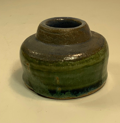 Vintage Small Studio Art Pottery Pot Signed 3 in.