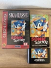 SEGA Sonic the Hedgehog Sega Genesis with Case & Manual tested working mint