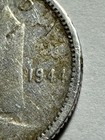 1941 Canada 10 Cents Silver Coin King George VI 0.800 Silver — photo 5