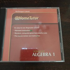 McDougal Littell HomeTutor Algebra 1 DVD Keep Case Multi-Platform