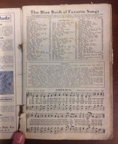 The Blue Book Of Favorite Songs Rev & Enlarged Ed Circa1900 SheetNoteMusic - Picture 3 of 12