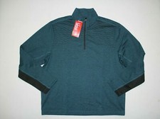 New PGA Tour Men's Size Medium Dark Submerged Quarter Zip Pullover