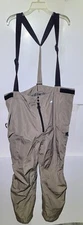 Frabill Fishing Bib Overall Pants Beige Size 2XL Insulated Zip Ankle Pockets 3M