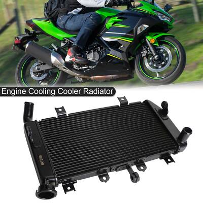 Engine Cooling Cooler Radiator for Kawasaki Ninja 400 18-25 Ninja 500 24-25 V1
