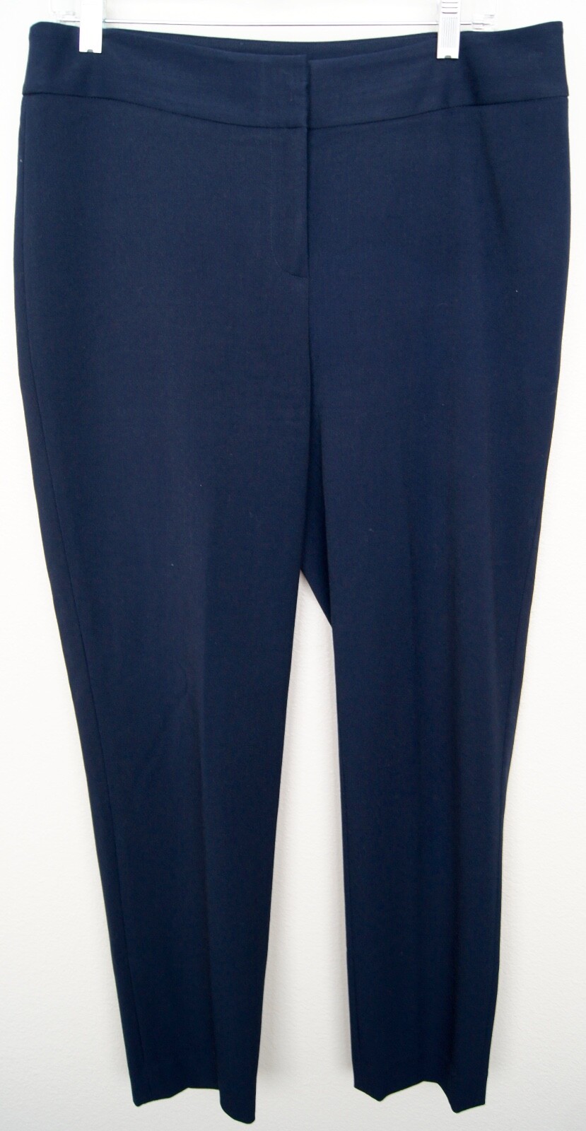 Pendleton Knit Navy Blue Flat Front Straight Leg … - image 1