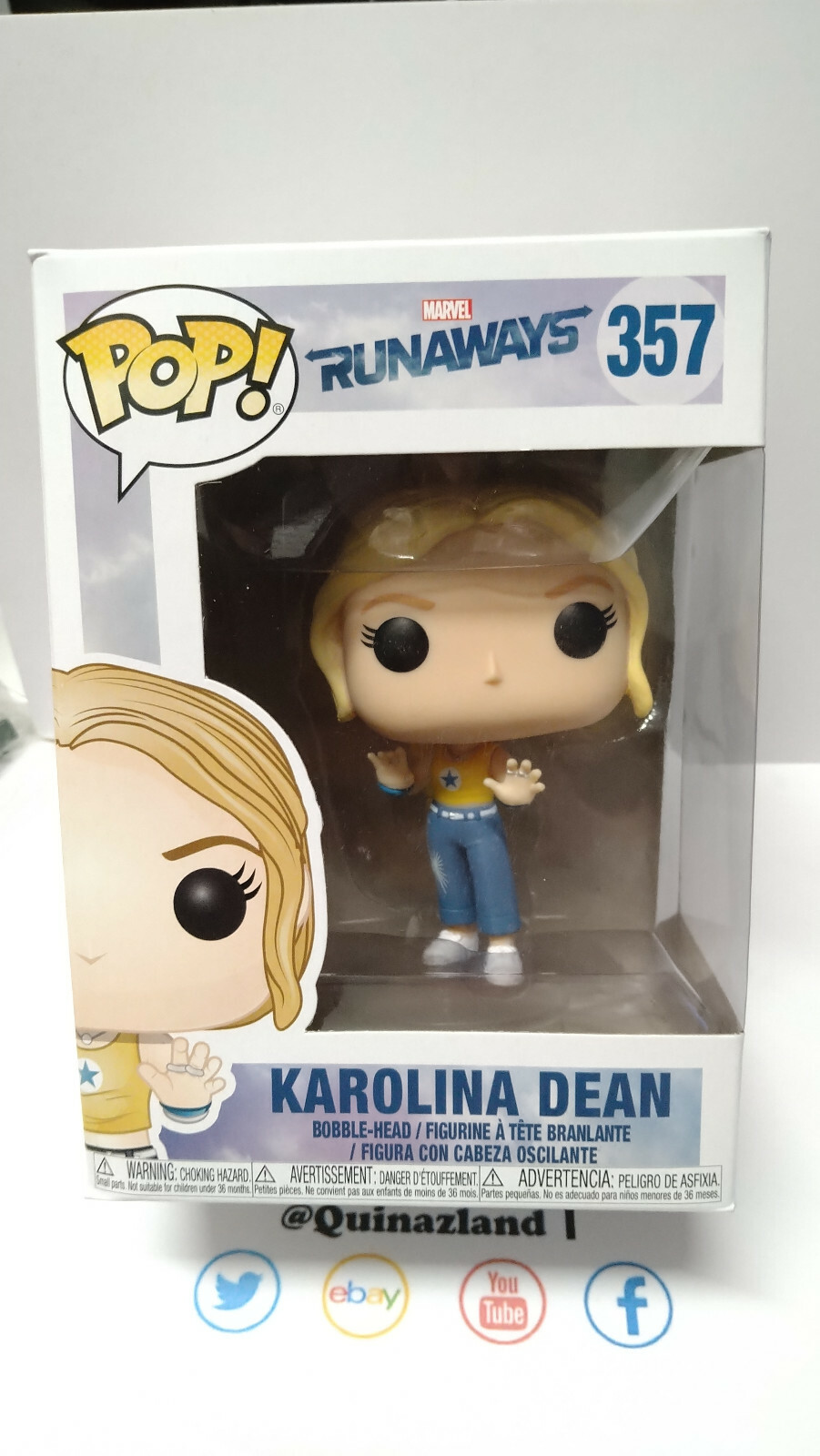 Funko Pop! Runaways #357 Karolina Dean (F11)