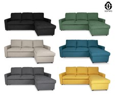 Divano letto angolare con contenitore mod. Kennedy
